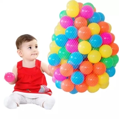 Picture of Plastic Water Pool Ocean Ball (50 Pcs) - Multicolor - Multicolor