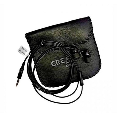 Picture of Creative High Bass Audio Earphone with Pouch EP-530 - Black - Ear Phone - Black