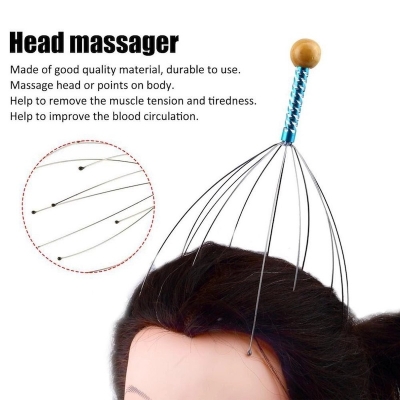 Picture of Stainless Steel Head Massager - Multicolor