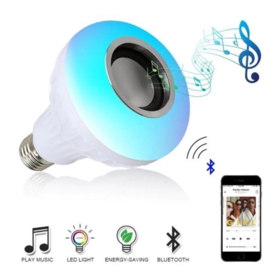 Picture of Raunity Bluetooth Speaker Bulb - Remote Control Colour Changing Bulb With Bluetooth Speaker - LED Music Bulb - Multicolor