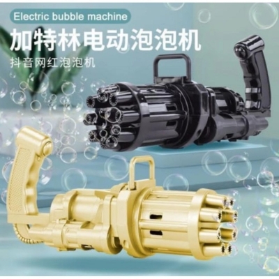 Picture of Gatling Bubble Gun Electric Machine Gatling Bubble Gun Toys Gatling Bubble For Kids - Multicolor