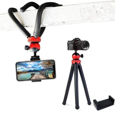 Picture of Portable Flexible Octopus Travel Tripod For Mobile & DSLR - Multicolor