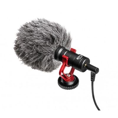 Picture of BOYA BY-MM1 Cardioid Microphone Compact On-Camera Video Microphone - Multicolor