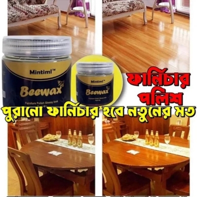Picture of Mintiml Beewax Wood Polish Polisher Polishing Compound Wax Floor Seasoning Furtniture Wrap Care Magic Repair Traditional All-Purpose Wood - Multicolor