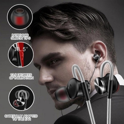 Picture of QKZ DM10 Zinc Alloy HiFi Earphone In Ear Earphones Sports Headset Phone Laptop Gaming Earphone - Multicolor
