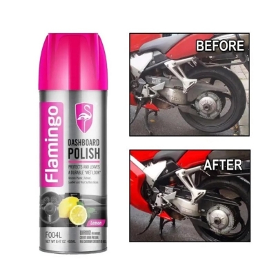 Picture of Flamingo Dashboard Polish - 450 ml - Keep Your Car's Interior Looking Pristine and Shiny with this High-Quality Automotive Care Product