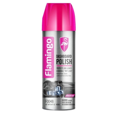 Picture of Flamingo Dashboard Polish for Motorcycles & Cars 450ml (f004l) Lemon - Car accessories