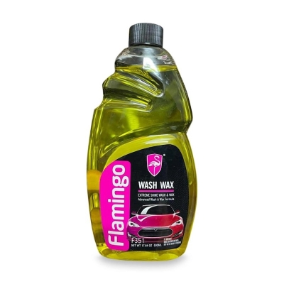 Picture of Advanced Formula with 500 ml with Flemingo Wax Ultra Shine Wash and Wax, Motorcycle Washing Liquid Cleaning Shampoo - car accessories