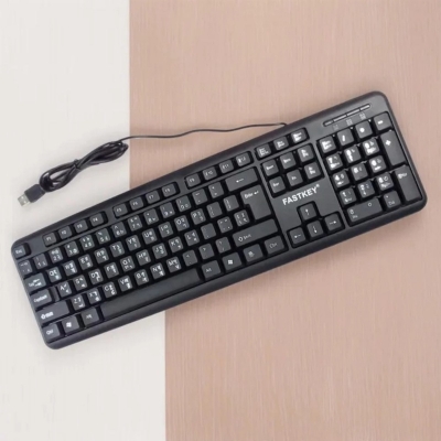Picture of Enhance Typing Experience With Keybord, Fastkey Lk 04 Keybord For Windows Android Laptop - Improve Typing Speed And Accuracy - Black