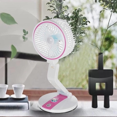Picture of Folding Multi-function USB Charging Fan with builtin LED Light - Multicolor