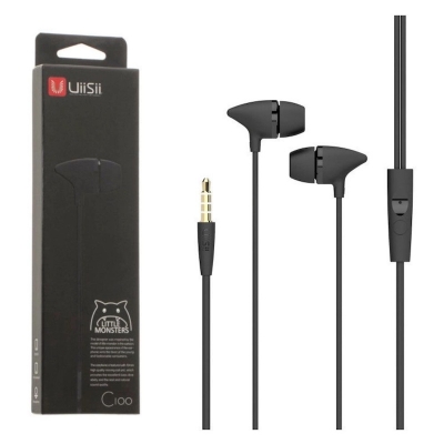 Picture of UiiSii C100 Super Bass Stereo In-ear Earphone with MIC - Headphone - Headphone - Ear Phone - Earphone - Headphone - Multicolor