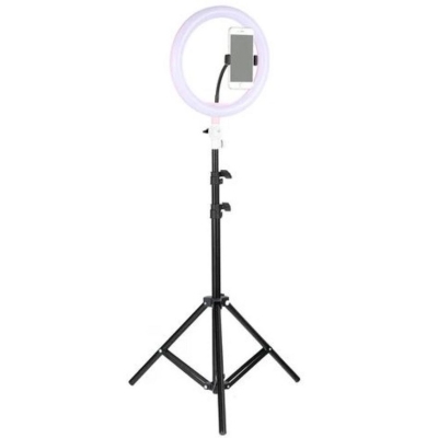 Picture of Ring Light Photo Studio Camera Makeup Ring Light Phone Video Live Light Lamp with Tripod for Smartphone Canon Nikon - Multicolor