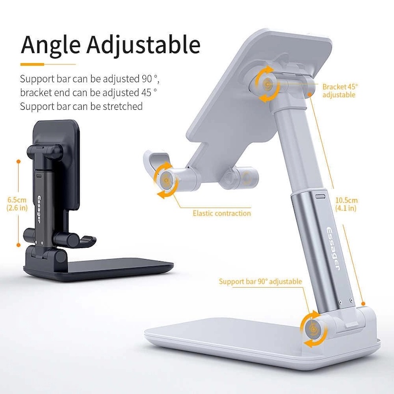 Picture of Folding Non-slip Silicone Multi-Angle Adjustable Sturdy Mobile Phone Holder - Mobile Stand