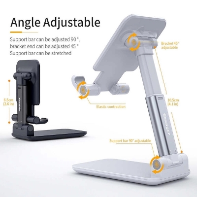 Picture of Folding Non-slip Silicone Multi-Angle Adjustable Sturdy Mobile Phone Holder - Mobile Stand