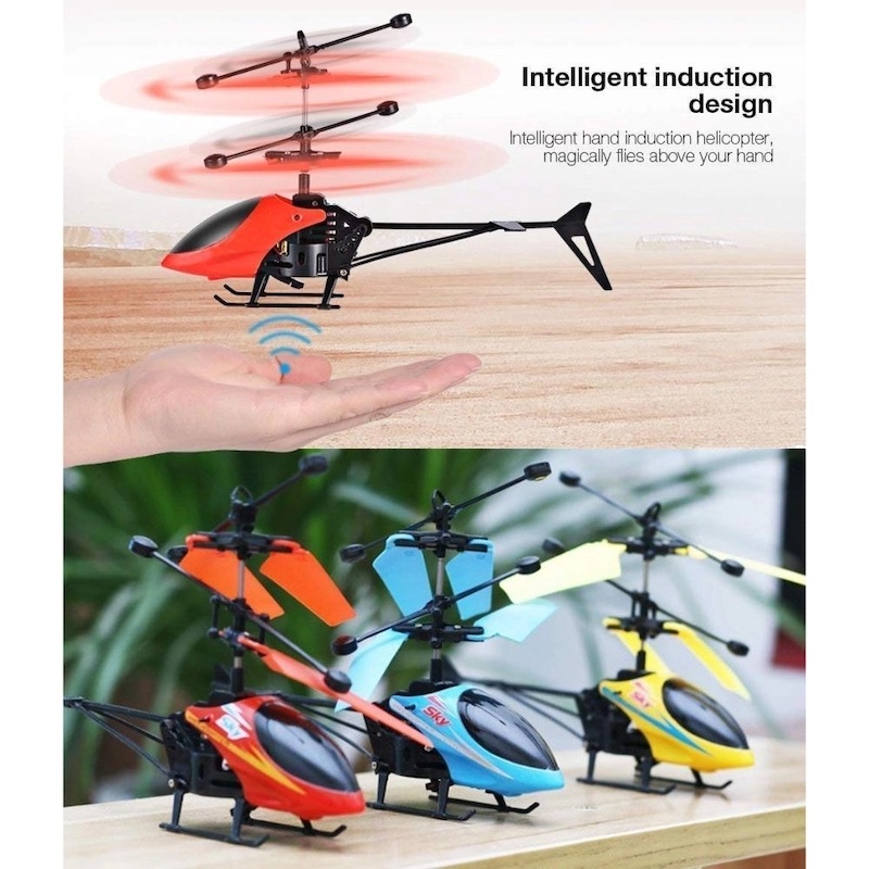Picture of Remote Control & Hand Sensor rechargeable Helicopter for Kids