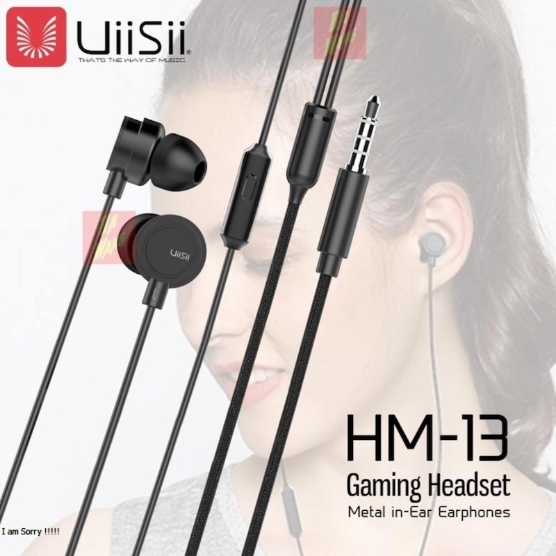 Picture of UiiSii HM 13 In-Ear Earphone (With Headphone Pouch) - Headphone - Headphone - Multicolor