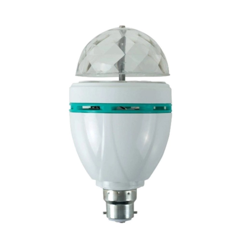 Picture of 360 Degree LED Rotating Bulb Magic Disco Light for Party/Home/Diwali Decoration - Multicolor