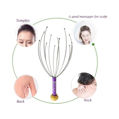 Picture of Stainless Steel Head Massager - Multicolor