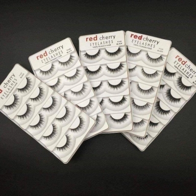 Picture of Professional Natural False Eyelashes - Multicolor