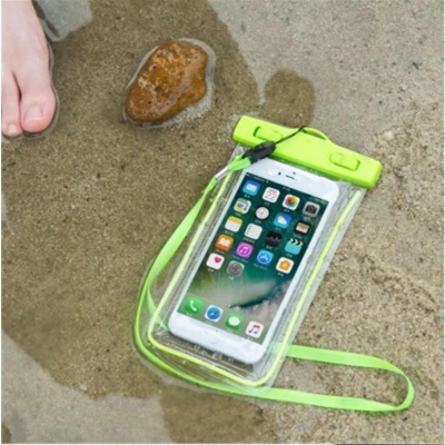Picture of Waterproof Phone Pouch Drift Diving Swimming Bag Underwater Dry Bag Case Cover For Phone Water Sports Beach Pool Skiing 6 inch - Multicolor