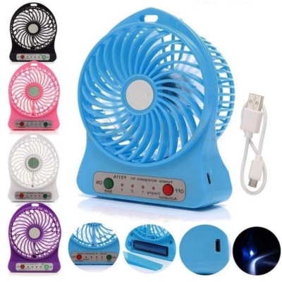 Picture of Portable Mini USB Rechargeable Fan - Multicolor