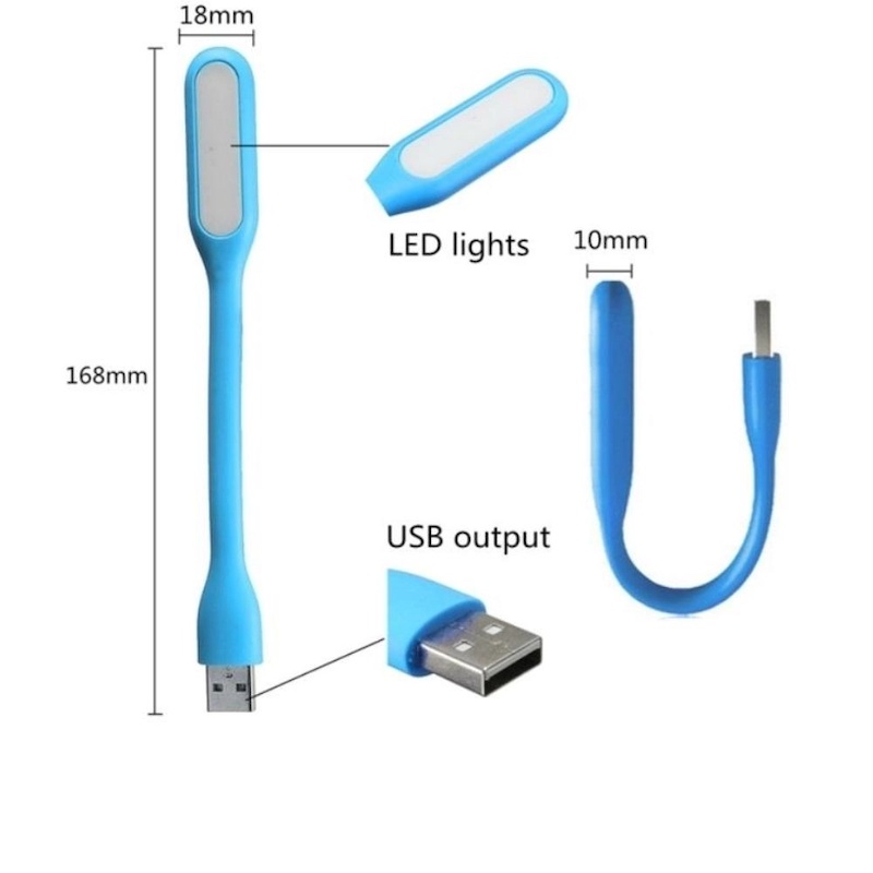 Picture of Mini USB Light Portable Flexible For Laptop Powerbank Desktop-1pcs - Multicolor