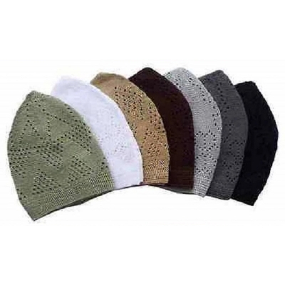 Picture of 3 pcs Prayer Caps Namaz Tupi Muslim - Cap For Men - Multicolor