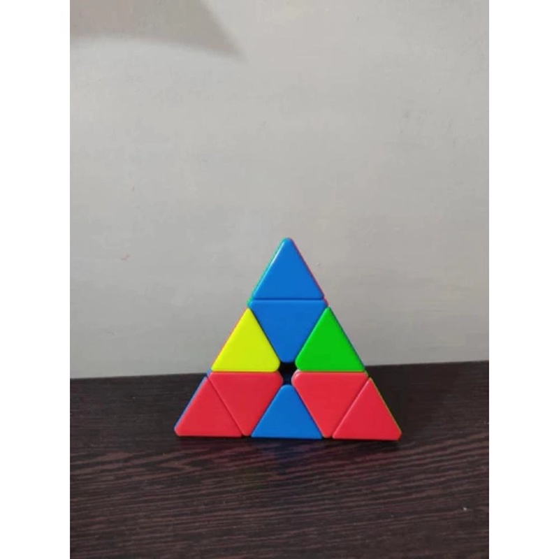 Picture of Pyramid Rubiks Magic Cube - 3 Stage - Multicolor