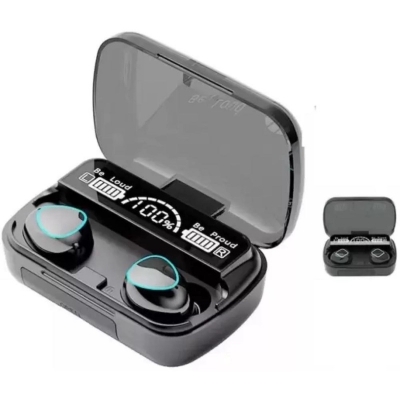 Picture of M10 TWS wireless bluetooth headset with breathing light touch control digital display panel version 5.1 - Multicolor