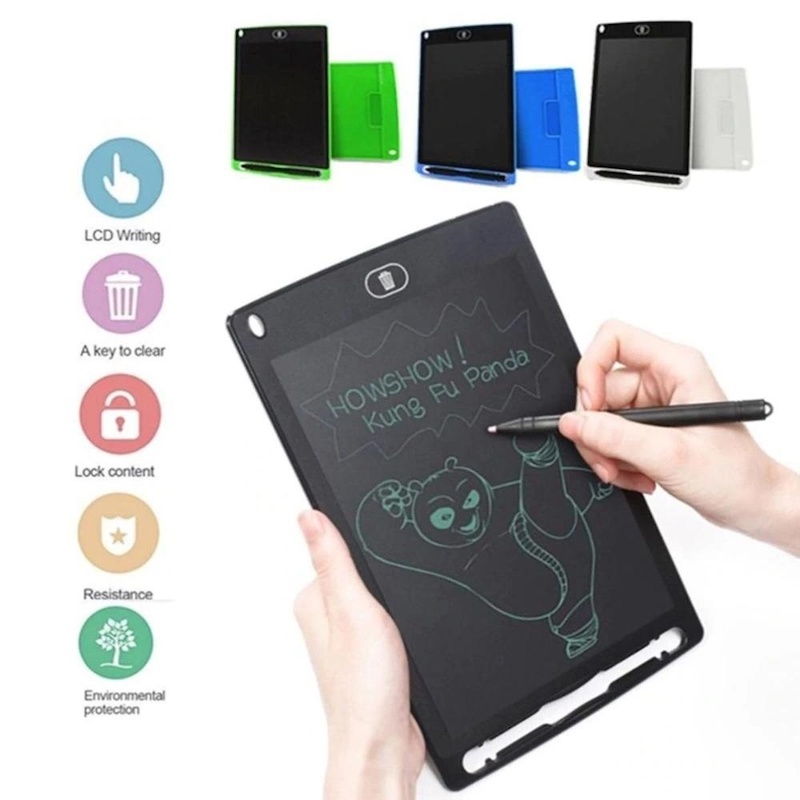 Picture of 8.5" LCD Writing Tablet Drawing Pad, Erasable E-writer, Office Writing Board, Digital Drawing Pad, Doodle Board - Lcd Writing Tablet - Multicolor