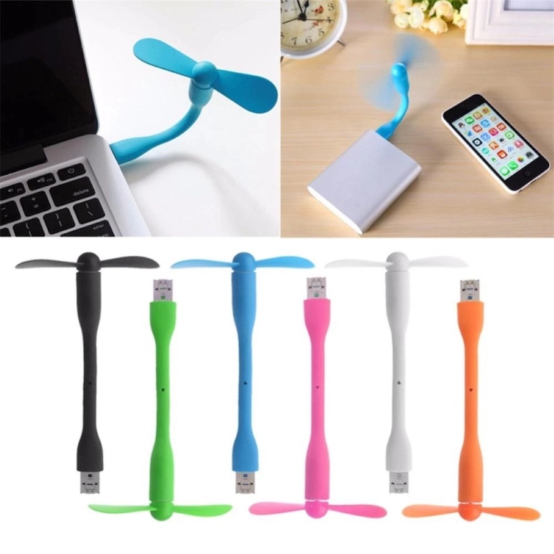 Picture of USB Fan and Light Combo Product 2 in 1 For Notebook Laptop Or Power Bank - Multicolor