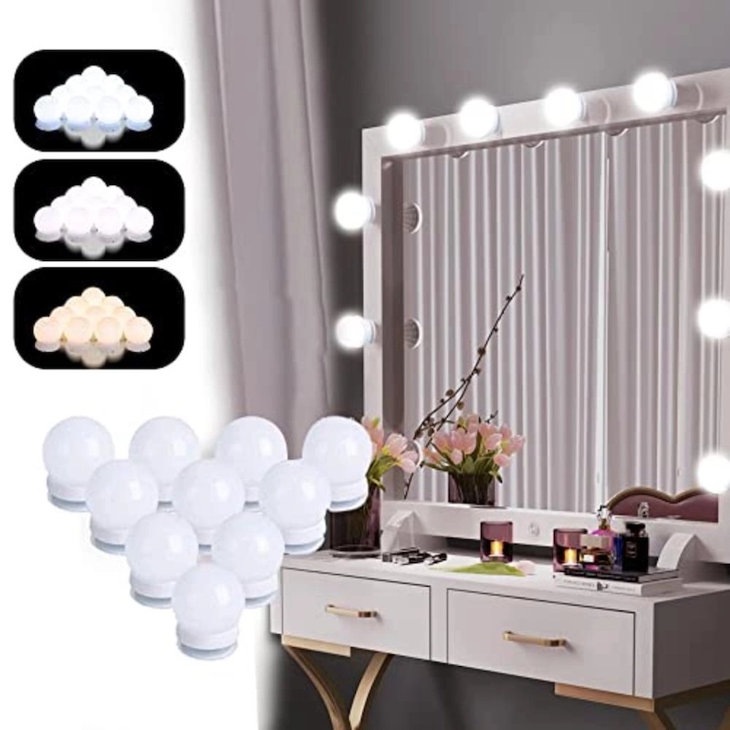 Picture of Vanity Mirror Led Light 10 LED Light - 3 Modes & USB Type - Multicolor