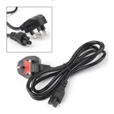 Picture of Desktop Power Supply Cable Cord - 3 Pin Plug With Fuse