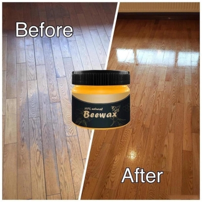 Picture of Mintiml Beewax Wood Polish Polisher Polishing Compound Wax Floor Seasoning Furtniture Wrap Care Magic Repair Traditional All-Purpose Wood - Multicolor