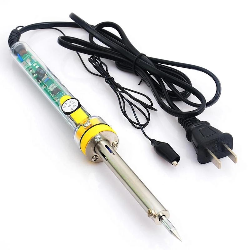 Picture of Hand Equipment High Insulated 200-450 ℃ Temperature Adjustable Soldering Iron 60W-Transparent - Reliable and Durable - Multicolor