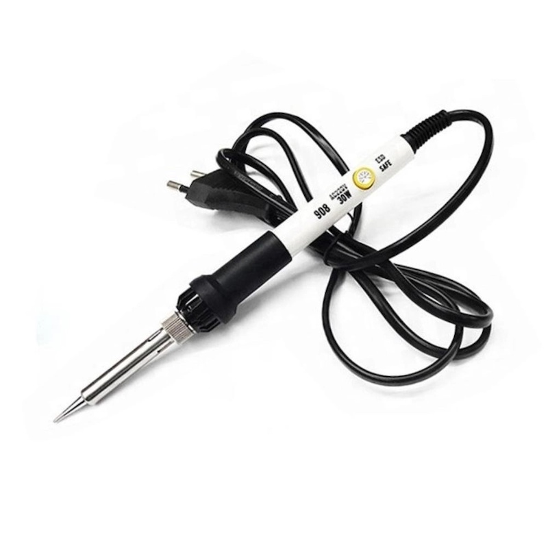 Picture of 60W Soldering Iron XCY 908 Adjustable 200-450 ° C of temperature control Hand Equipment with 2 Free Items with Higher Insulated - Multicolor