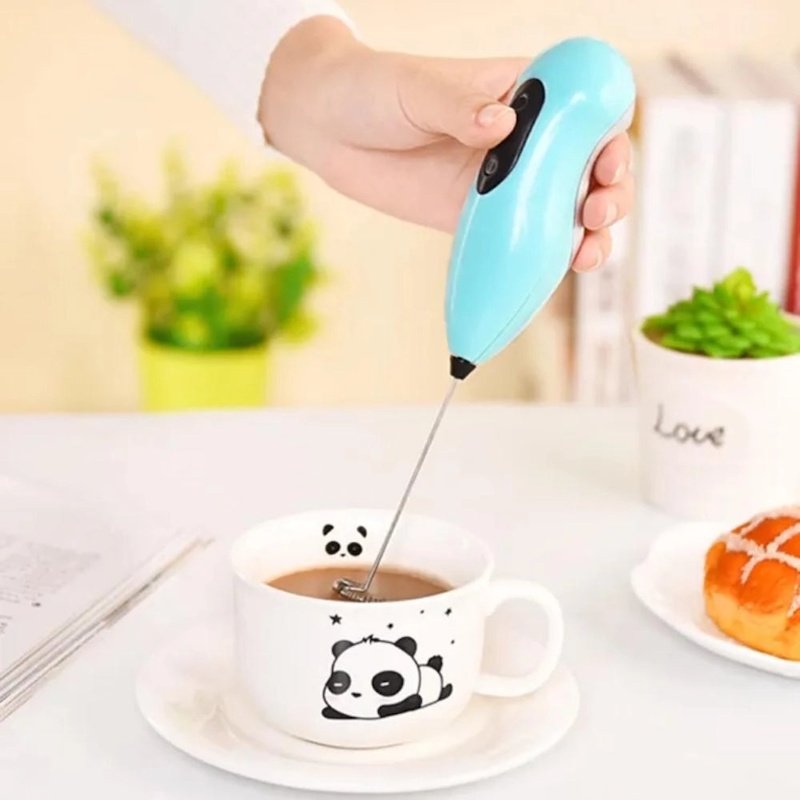 Picture of Electric Hand Mixer, Battery Operated Whisk Beater Foam Maker for Coffee, Egg Beater, Coffee Mixer, Frother, Foamer, Whisk Mixer, Cappuccino, Hot Chocolate, Drink Mixer - Coffee Maker - Multicolor