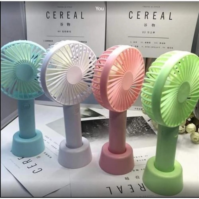 Picture of Mini USB Lithium Battery Rechargeable Hand Fan - Multicolor