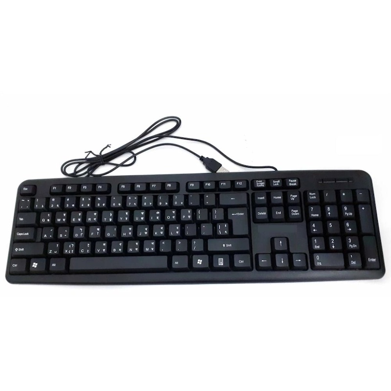 Picture of Computer Combo Mania Offer Keyboard + Mouse + USB Hub + Type C OTG + Mousepad - Multicolor