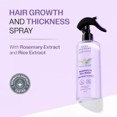 Picture of Bare Anatomy Rosemary Rice Water Hair Spray — 200ml