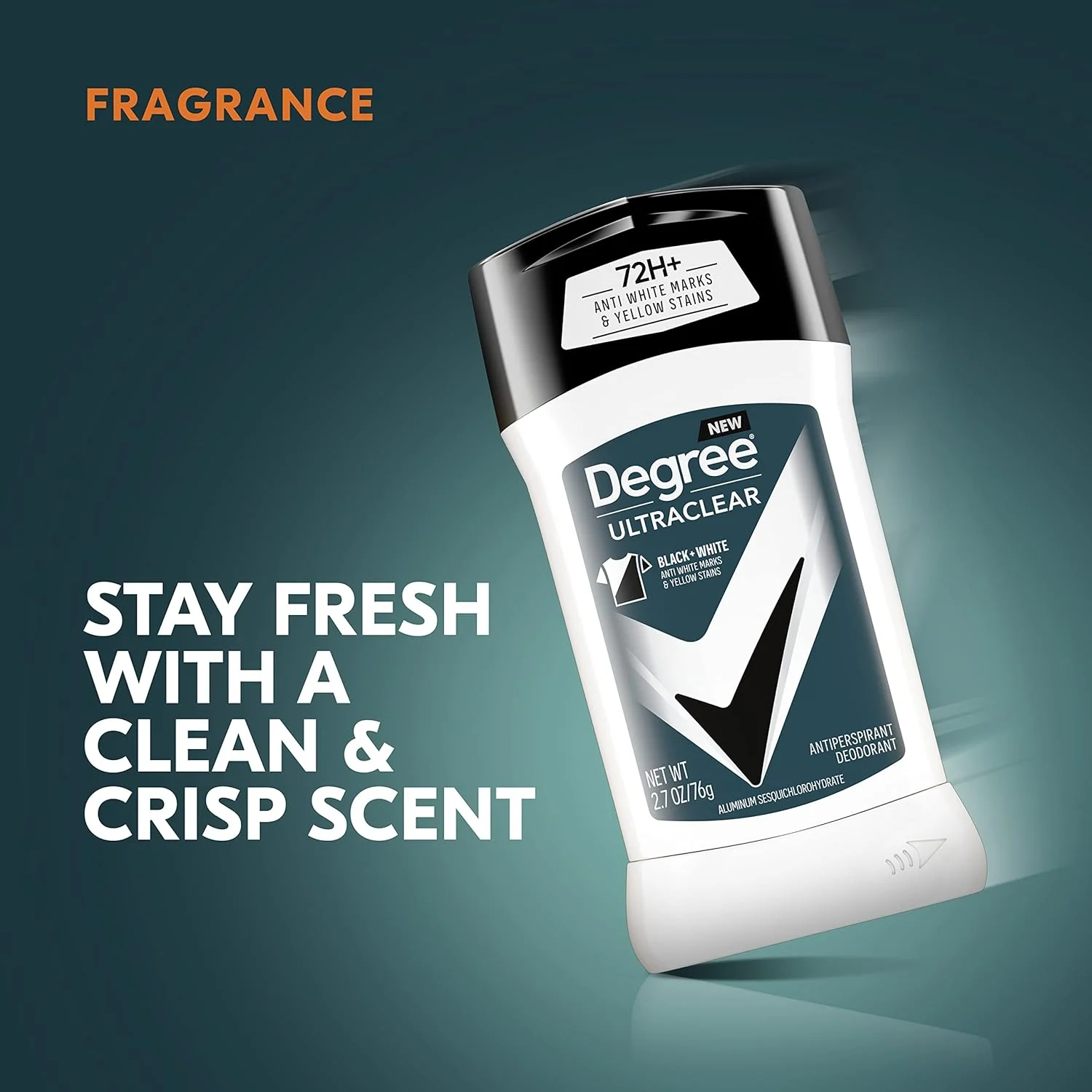 Picture of Degree Men UltraClear Antiperspirant Deodorant (76gm) – Black + White Edition