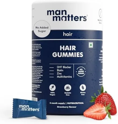 Picture of Man Matters Biotin Hair Gummies – 60N (No Added Sugar)