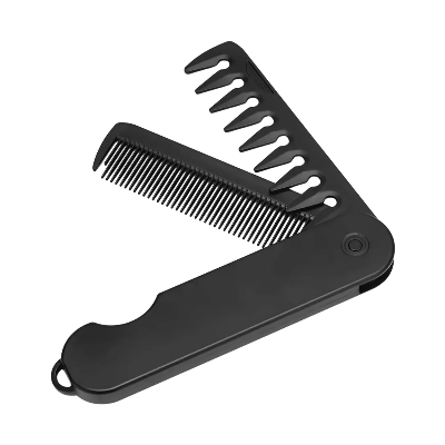 Picture of 2-in-1 Folding Pocket Comb | Fine & Wide Tooth
