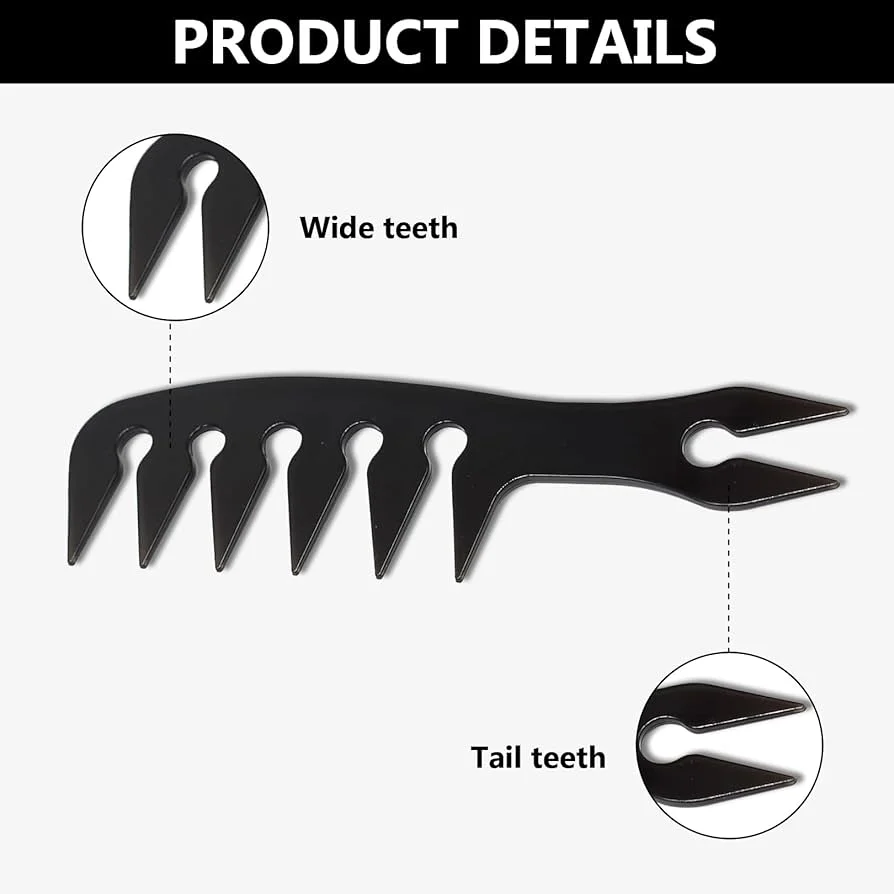 Picture of Hairdressing Oil Hair Comb | Integrated Styling Applicator