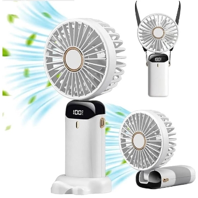 Picture of Display Rechargeable Fan | Bazar Offer - White