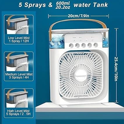 Picture of 🏖️ Beach-Ready Rechargeable Air Cooler – Portable Fan | Bazar Offer - Green