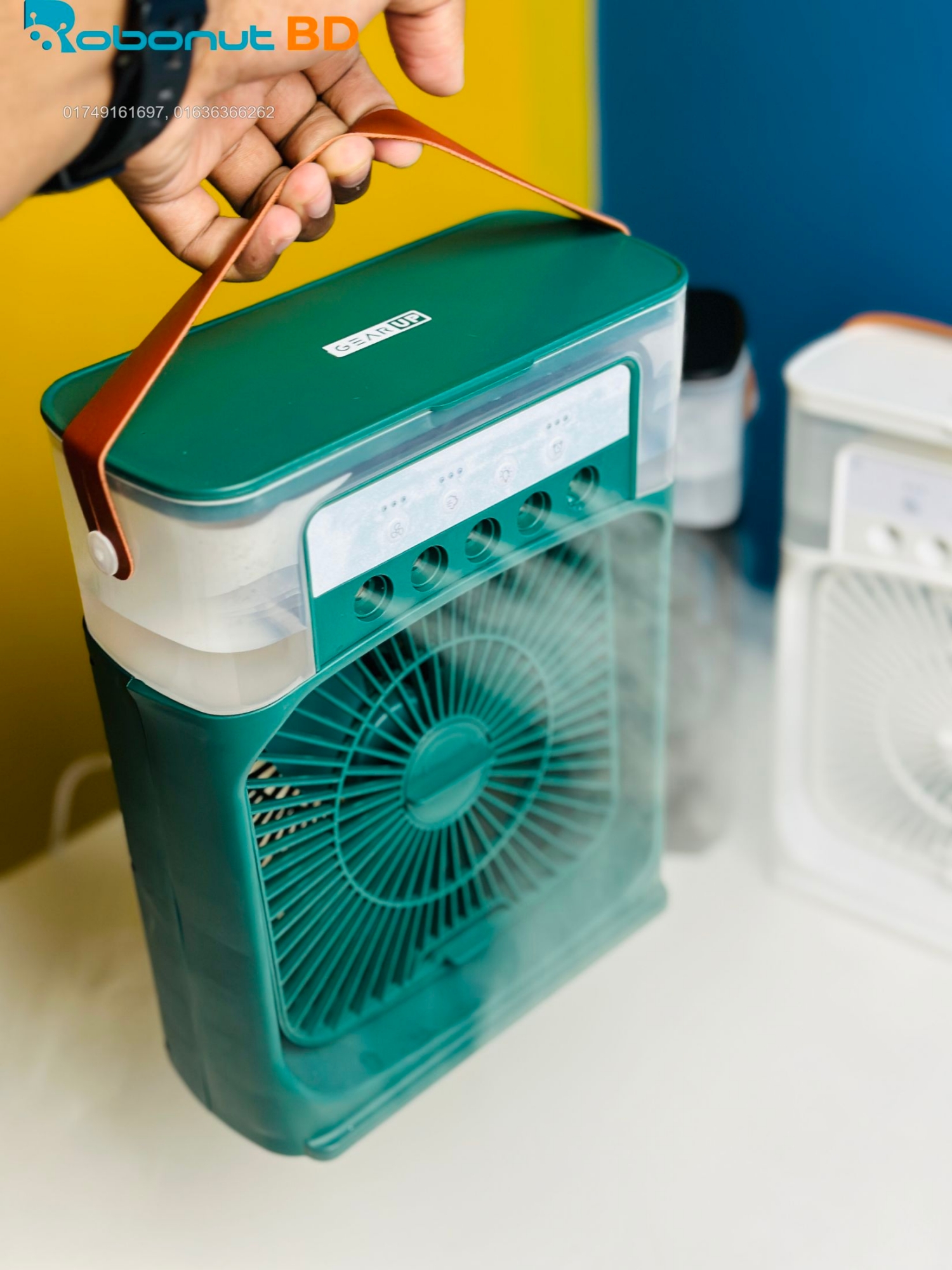 Picture of Rechargeable Air Cooler with Portable Handle | Bazar Offer - Black