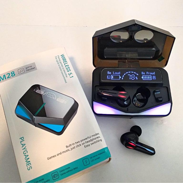 Picture of M28 TWS Bluetooth Earphones Wireless Touch Headphones Stereo Music Gaming Headsets Sports Waterproof Earbuds