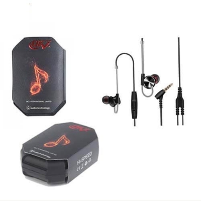 Picture of QKZ DM10 Zinc Alloy HiFi Earphone In Ear Earphones Sports Headset Phone Laptop Gaming Earphone(null) - Headphone - Ear Phone - Earphone