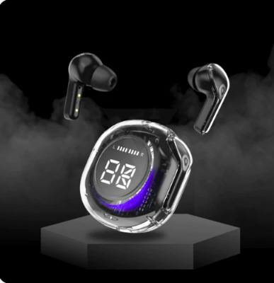 Picture of Ultrapods Pro True Wireless Earbuds with Display Transparent Design, Bluetooth 5.3 Water Proof